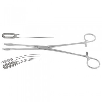 Rampley Sponge Holding Forcep Straight Stainless Steel, 18.5 cm - 7 1/4"
